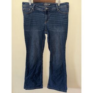 Torrid Luxe Slim Boot Jeans 16R Dark Wash Mid Rise Super Stretch Bootcut